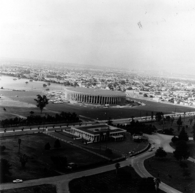 Aerial Photograph of Inglewood- October 4, 1967 - courtesy of  the Inglewood Public Library Collection